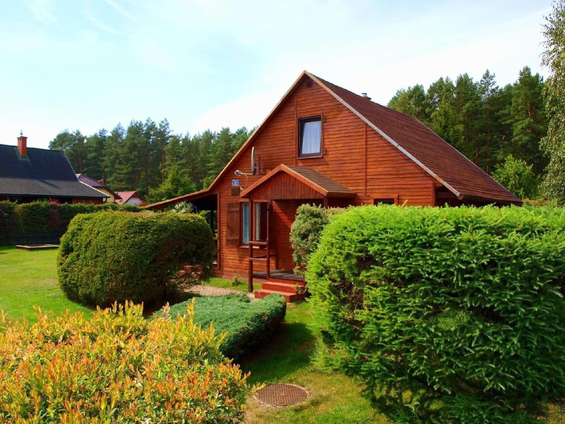 Willa Holzhuette Mit Weitlaeufigem Garten Am Wald Kopalino Zewnętrze zdjęcie