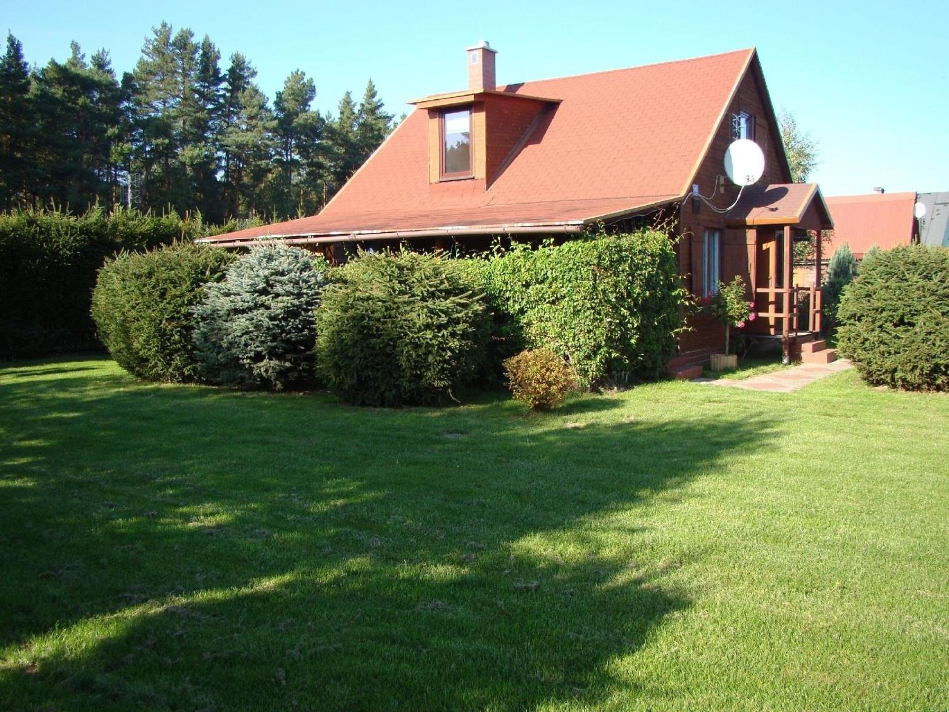 Willa Holzhuette Mit Weitlaeufigem Garten Am Wald Kopalino Zewnętrze zdjęcie